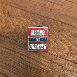 Disney Mater the Greater Pin - Red and Blue